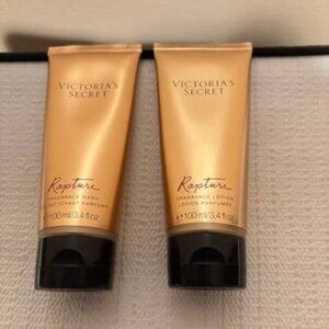 NEW! Victoria's Secret Rapture Fragrance Wash/Lotion Set 3.4 oz/100 ml